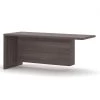 Bestar Pro-Linea 72W Return Table, Bark Grey