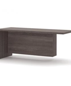 Bestar Pro-Linea 72W Return Table, Bark Grey