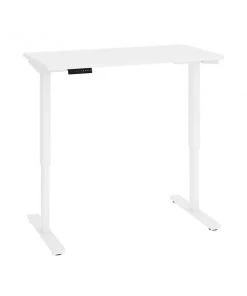 Bestar Viva 48W x 24D Electric Standing Desk in white