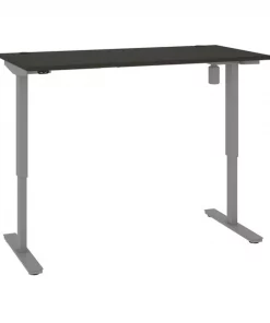 Bestar Upstand 30” x 60” Standing Desk in deep grey