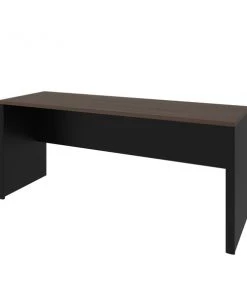 Bestar Connexion 72W Narrow Desk Shell, Antigua & Black