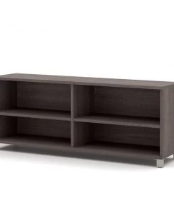 Bestar Pro-Linea 72W Credenza, Bark Grey