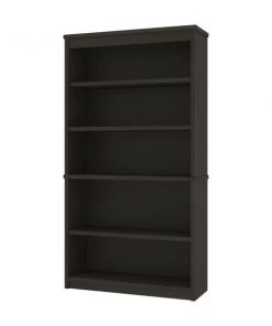 Bestar Universel 36W Bookcase in deep grey