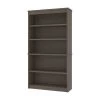 Bestar Universel 36W Bookcase in bark grey