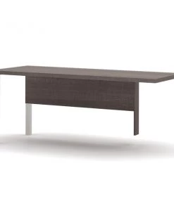 Bestar Pro-Linea 72W Return Table, Bark Grey
