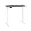 Bestar Viva 48W x 24D Electric Standing Desk in walnut grey
