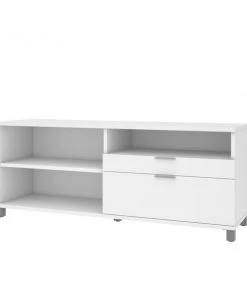 Bestar Pro-Linea 72W Credenza with 2 Drawers, White