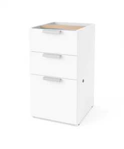 Bestar Pro-Concept Plus 16W Add-On Pedestal with 3 Drawers, White