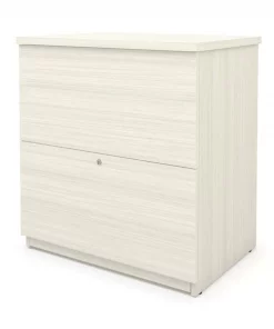 Bestar Universel 29W Standard Lateral File Cabinet, White Chocolate
