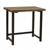 Alaterre Furniture 21" D, 32 W, 30 H, Rustic Natural/Black, Solid Birch Wood and Metal