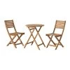 Alaterre Furniture Cabot Folding Table and Chair Set - Round Table and 2 Chairs