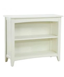 Alaterre Furniture Shaker Cottage Bookcase, Ivory