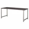 Bush Business Furniture 400 Series 72W x 30D Table Desk W/ Metal Legs in Storm Gray