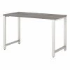 Bush Business Furniture 400 Series 48W x 24D Table Desk W/ Metal Legs in Platinum Gray
