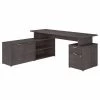 Bush Business Furniture Jamestown 72W L Shaped Desk W/ Drawers in Storm Gray