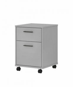 Bush Furniture Key West 2 Drawer Mobile File Cabinet in Cape Cod Gray