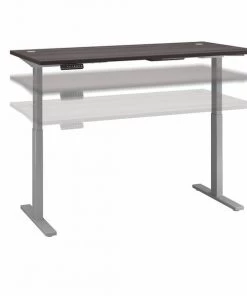 Bush Business Furniture Move 60 Series by 72W x 30D Height Adjstbl Standing Desk, Storm Gray W/ Cool Gray