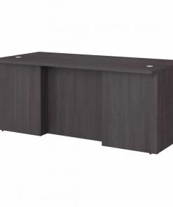 Bush Business Furniture Office 500 72W x 36D Executive Desk in Storm Gray