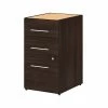 Bush Business Furniture Office 500 16W 3 Drawer File Cabinet in Black Walnut - Assembled