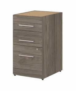 Bush Business Furniture Office 500 16W 3 Drawer File Cabinet in Modern Hickory - Assembled