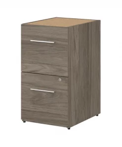 Bush Business Furniture Office 500 16W 2 Drawer File Cabinet in Modern Hickory - Assembled