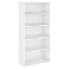 Bush Business Furniture Studio C 5 Shelf Bookcase in White