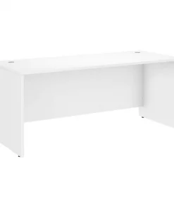 Bush Business Furniture Studio C 72W x 30D Office Desk in White