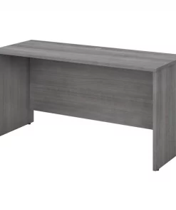 Bush Business Furniture Studio C 60W x 24D Credenza Desk in Platinum Gray