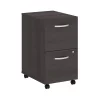 Bush Business Furniture Studio C 2 Drawer Mobile File Cabinet in Storm Gray