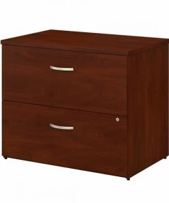 Bush Business Furniture Studio C 2 Drawer Lateral File Cabinet in Hansen Cherry