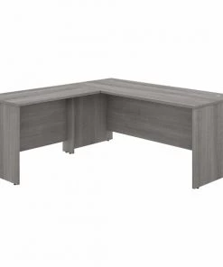 Bush Business Furniture Studio C 72W x 30D L Shaped Desk W/ 42W Return in Platinum Gray