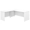 Bush Business Furniture Studio C 72W x 30D L Shaped Desk W/ 42W Return in White