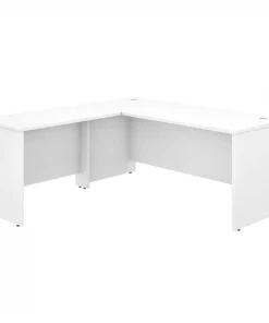 Bush Business Furniture Studio C 72W x 30D L Shaped Desk W/ 42W Return in White