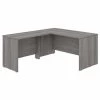 Bush Business Furniture Studio C 60W x 30D L Shaped Desk W/ 42W Return in Platinum Gray