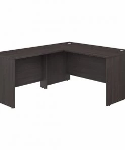 Bush Business Furniture Studio C 60W x 30D L Shaped Desk W/ 42W Return in Storm Gray