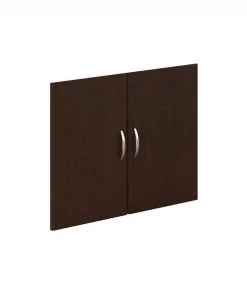 Bush Business Furniture Series C Half-Height 2 Door Kit in Mocha Cherry