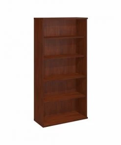 Bush Business Furniture Series C 36W 5 Shelf Bookcase in Hansen Cherry