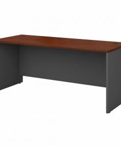 Bush Business Furniture Series C 72W x 30D Office Desk in Hansen Cherry