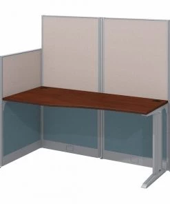 Bush Business Furniture Office in an Hour 65W x 33D Cubicle Workstation in Hansen Cherry