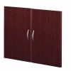 Bush Business Furniture Series C Collection Half-Height 2 Door Kit in Mahogany