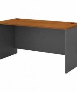 Bush Business Furniture Series C 60W x 30D Office Desk in Natural Cherry
