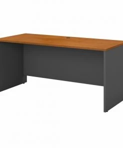 Bush Business Furniture Series C 60W x 24D Credenza Desk in Natural Cherry