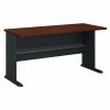 Bush Business Furniture Series A 60W Desk in Hansen Cherry and Galaxy