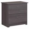 Bush Furniture Cabot 2 Drawer Lateral File Cabinet in Heather Gray