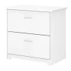 Bush Furniture Cabot 2 Drawer Lateral File Cabinet in White