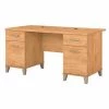 Bush Furniture Somerset 60W Office Desk W/ Drawers in Maple Cross
