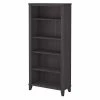 Bush Furniture Somerset Tall 5 Shelf Bookcase in Storm Gray