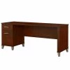 Bush Furniture Somerset 72W Office Desk W/ Drawers in Hansen Cherry