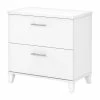 Bush Furniture Somerset 2 Drawer Lateral File Cabinet in White