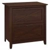 Bush Furniture Key West 2 Drawer Lateral File Cabinet in Bing Cherry